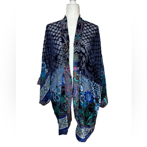 Paparazzi - Devore Burnout Mixed Print Slipdress main image 1